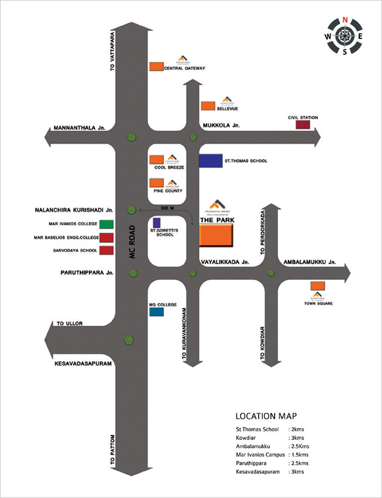 The Petals by Favourite Homes Location Map